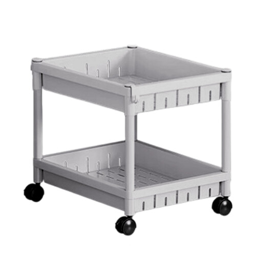 Rolling Plastic Storage Rack Multi-Layer with Wheels 1