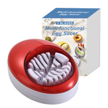 Heavy Duty Egg Slicer & Dicer with Stainless Steel Wire – Cuts Eggs, Strawberries, Kiwis Effortlessly – Easy-Clean Kitchen Tool