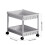 Rolling Plastic Storage Rack Multi-Layer with Wheels 3