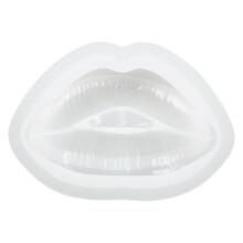 Múnla Silicone Lipe 3D In-athúsáidte le haghaidh roisín eapocsa, déanamh seodra & ceardaíocht maisiúcháin tí