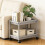 Rolling Plastic Storage Rack Multi-Layer with Wheels 4