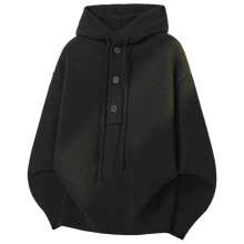 Cóta Geimhridh Tiubhaithe na bhFear Dath Soladach Ócáideach Cóta Geansaí Cochall na bhFear Ócáideach Cniotáilte Pullover Snáth Bog Fabraic