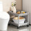 Rolling Plastic Storage Rack Multi-Layer with Wheels 6