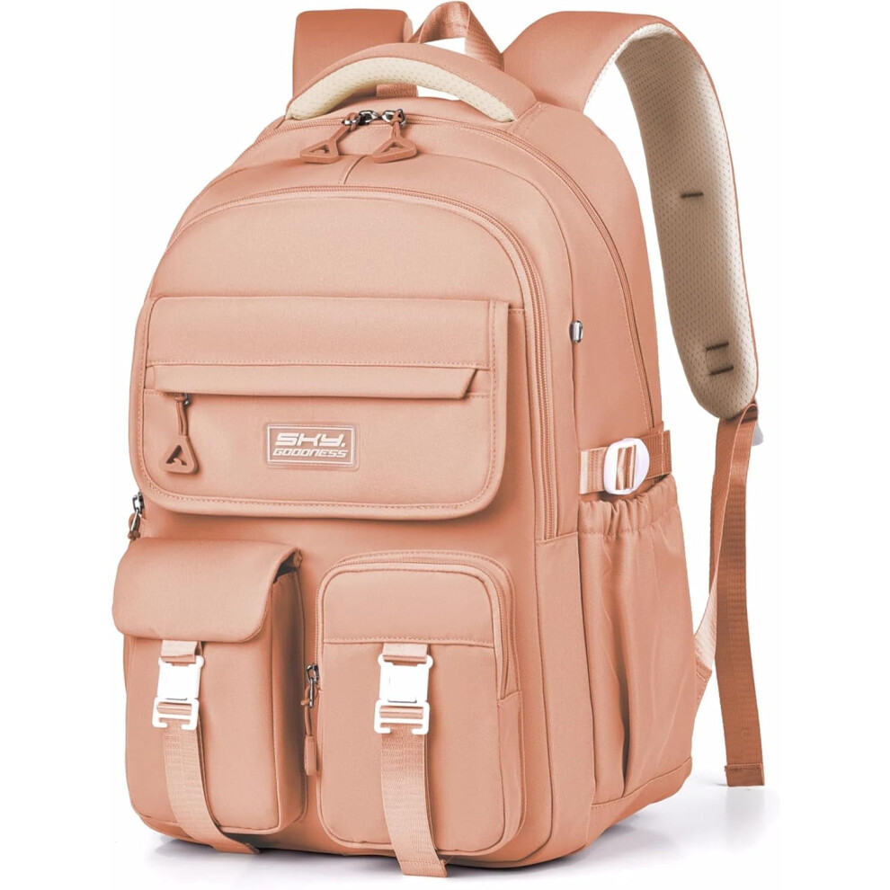 School Backpack Preppy Large 15.6 Inch Laptop Waterproof 9401284143727