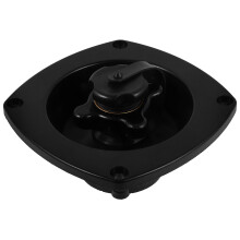 Hose Adapter Rv Water Inlet Port PP Black Practical Design 1Pcs