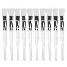 Microfiber Facial Mask Brushes, 10Pcs Nylon Beauty Set For Even Clay Mask Application, Moisturizers Application Tools, Synthetic Fiber Applicators
