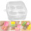 Portable Camping Carrier For 4 Eggs Case Box Kitchen Convenient Container Egg Storage Box Container Hiking Outdoor Kitchen Tools 1
