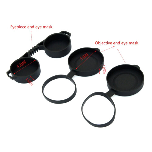 Objective Lens Caps for Binoculars and Monoculars 52-55mm 2