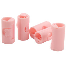 18 pièces de pinces ajustables pour draps roses, 4,3 x 2,3 cm