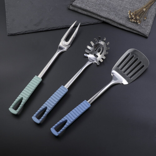 Carving Fork Stainless Steel Silver 1Set