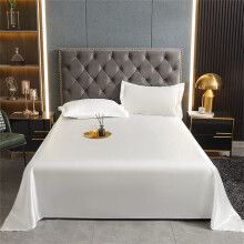 1 Pcs Cooling Bed Sheet, King Size, Comfortable Beathable Wrinkle Fade Stain Resistant Machine Washable Flat Sheet for Home Hotel