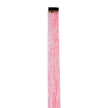 1 Pc Seamless Tinsel Hair Extensions, Tape-In, Easy Apply/Remove, for Xmas, Wedding, Party & Home Decor