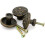 Antique Drawer Pulls Round Vintage Handles Bronzed 8 pcs 6