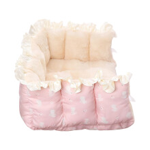 Plush Cat Bed with Non-Slip Base – 3 Sizes