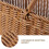 Oval Plastic Picnic Basket For Fruit Photography 1Pack 5