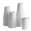White Paper Cups 8oz Thickened Disposable 50 Pack 1