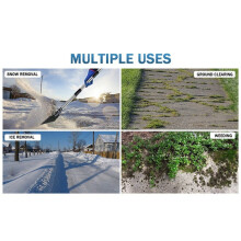 Snow Shovel, Driveway Ice Scraper Tool, Floor Scraper for Cleaning Weeds Tools, Suitable for Roads Outdoor Garden