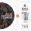 2 Stück 3-Loch Kaffee-Kapsel-Filter, Edelstahl/PP 10