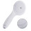 White Handheld Shower Head ABS Pressurized 1-Pack 1