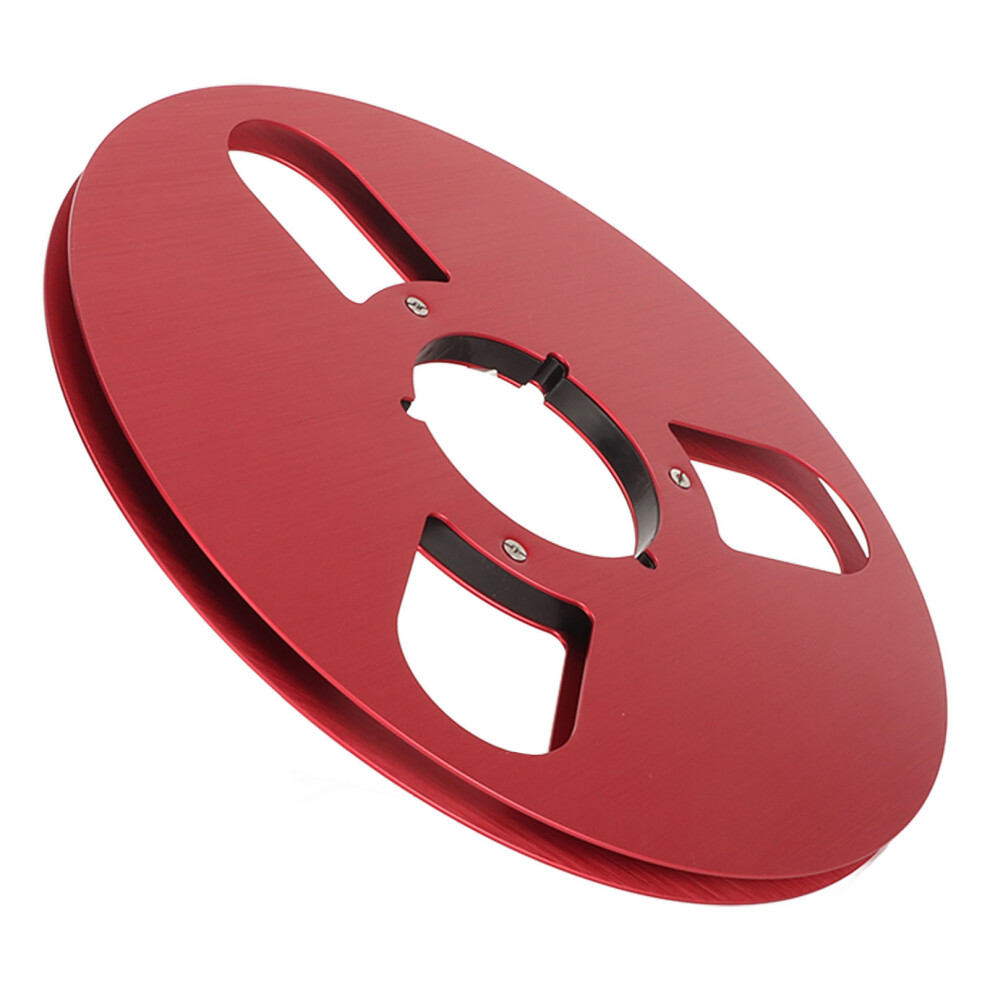 Aluminium Alloy Empty Reel 10.5 Inch 1/4 Takeup Reel For Tape Recorder Red 7611389330256