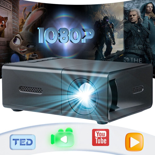 Mini HD LCD Projector for Home and Outdoors 3D Ready 2
