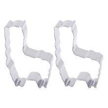 Alpaca Shape Cookie Shaper 4Pcs Set Stainless Steel Molds For Cutting Baking Chocolate Jelly