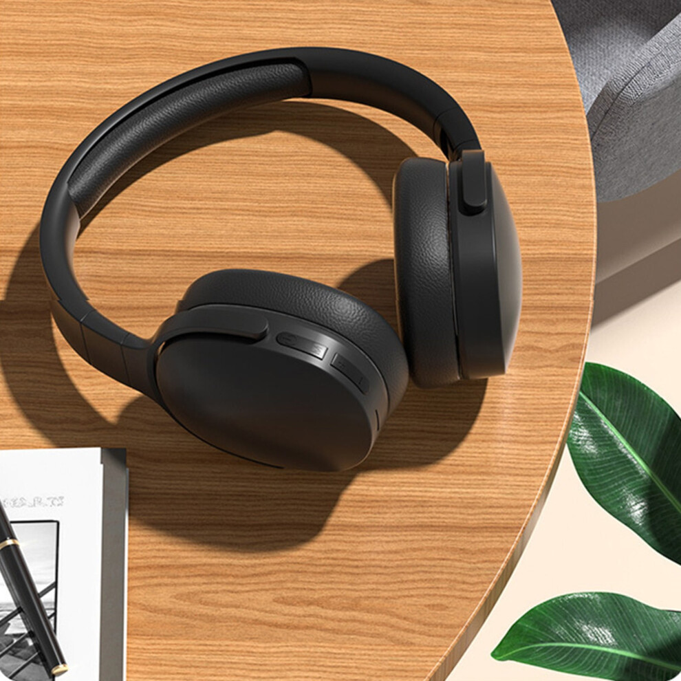 Over-Ear Wireless Headphones, 12H Playtime, Noise Cancelling, Hifi Stereo, Foldable, Deep Bass, Soft Protein Earpads Â Compatible With Cellphone 9097180871811