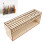 Wooden Brush Holder Wall-Mounted 67-Hole 4
