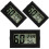 3Pcs Indoor Thermometer Hygrometer ABS Black 4