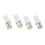 Set di 13 lampadine a LED bianche per interni auto, plafoniere e targa. 4
