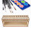 Wooden Brush Holder Wall-Mounted 67-Hole 7