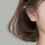 925 Sterling Silver Heart Stud Earrings Gold 1 Pair 4