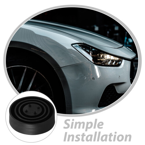 Black Silicone Headlight Cover Protector for Cars 1 Pair 2