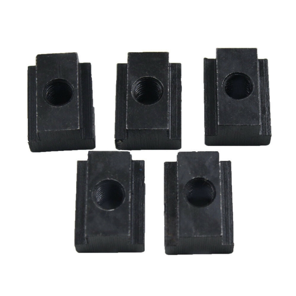 5Pcs Bed Rail T-Slot Nut Cleat Tie Down Tool For Toyota Tundra Tacoma Black 9130661153447
