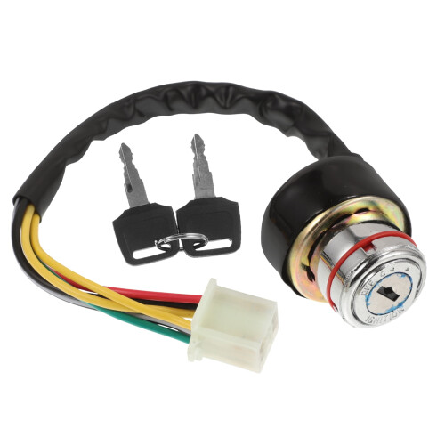 Worgeous Ignition Switch Replacement 6 Wires Ignition Key Switch For Chinese ATV Quad
