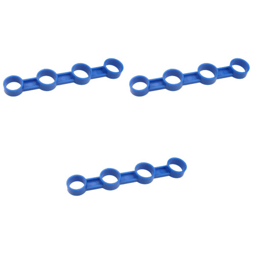 3Pièces D'élargissement Doigt Bleu Pour Force Et Agilité