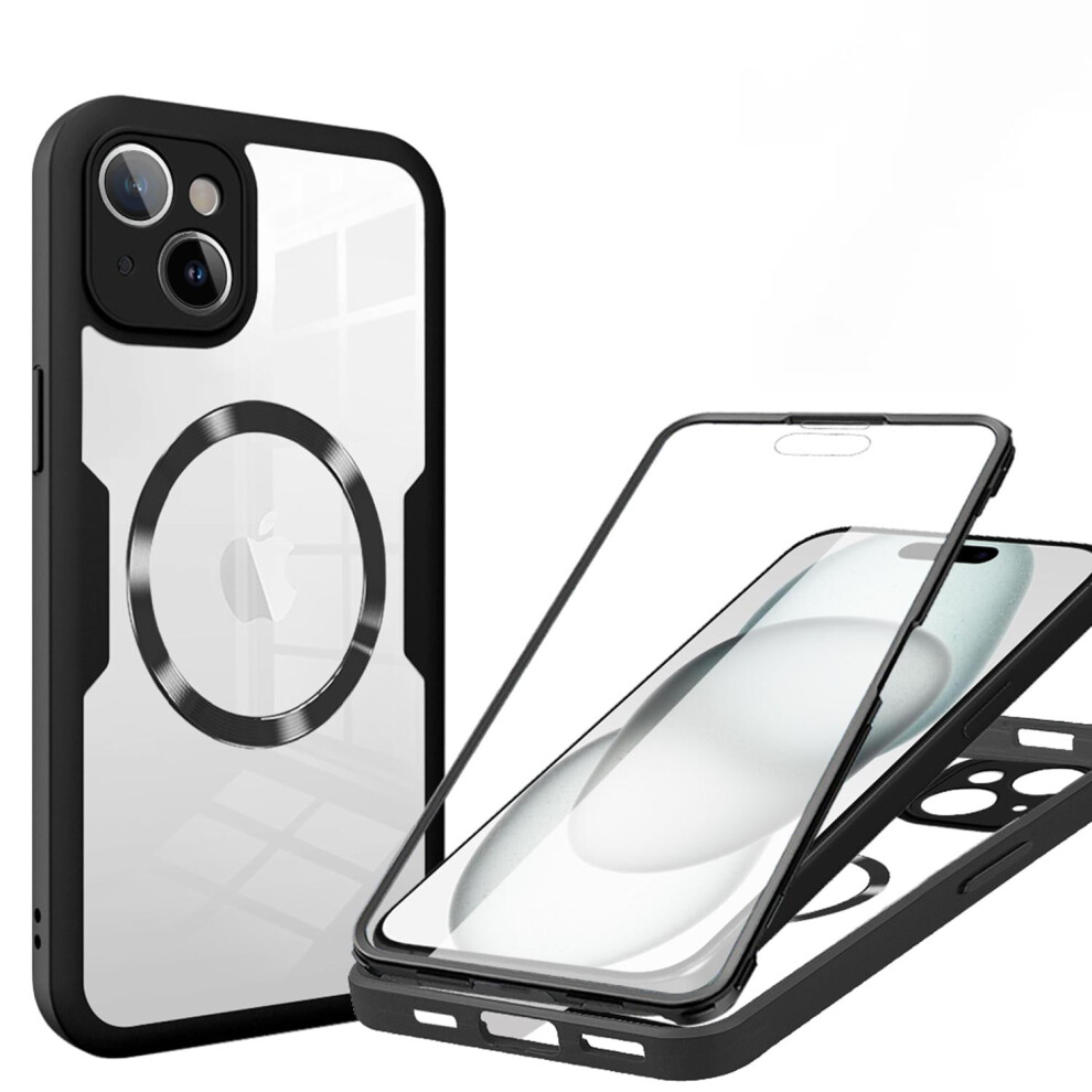 Magnetic Iphone 12 Case Â Wireless Charging, Built-In Screen Protector, Military Drop-Proof, Compatible With Iphone 12 9130661153522