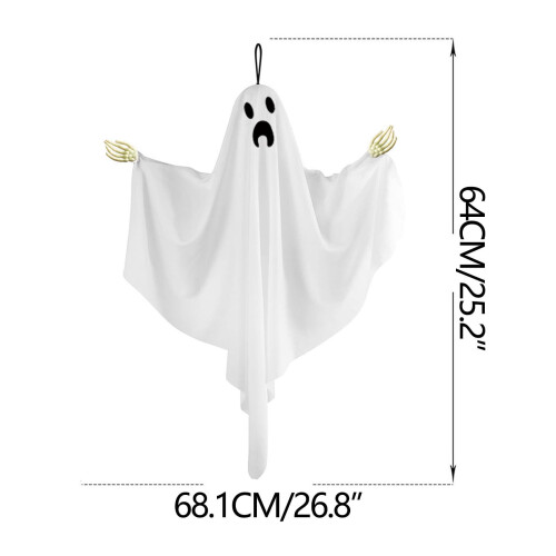 Κρεμαστό Στολίδι με Φάντασμα για το Halloween – Λεπτομερείς Οστά Χεριών, 2