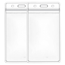 2026 New Arrival Business Card Holder Wallet Work Card Set Double-Sided Transparent Sealed Type Card 2PCS