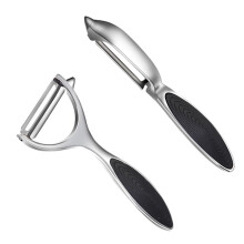 2-Pack Multipurpose Kitchen Fruit Peeler with Zinc Alloy Blade and Comfortable Ergonomic Handle