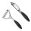 2-Pack Multipurpose Kitchen Fruit Peeler with Zinc Alloy Blade and Comfortable Ergonomic Handle 1