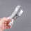 Quilt Drying Clothes Clip Silver 2Pcs 5.8X3.5X0.8In 6