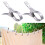 Quilt Drying Clothes Clip Silver 2Pcs 5.8X3.5X0.8In 7