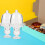 Mini Glass Cake Stand with Dome Cover for Small Cakes 2