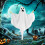 Κρεμαστό Στολίδι με Φάντασμα για το Halloween – Λεπτομερείς Οστά Χεριών, 5