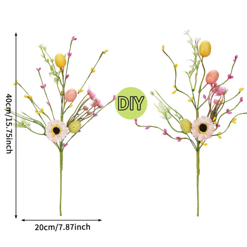 Easter Egg Twig Branches Artificial 16 inch 2