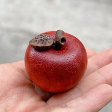Wooden Carved Fruit Decor Set – 3 PCS Lifelike Fruit Replicas for Kitchen, Party & Home Display
