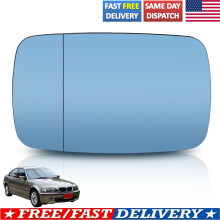 XUKEY Til BMW E46 320i330i325E39 525i XUKEY Venstre Sidespejl Glas Blå Bagsidelim