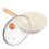 Iron Frying Pan Induction Compatible Pink Wooden Handle 1 6