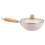 Iron Frying Pan Induction Compatible Pink Wooden Handle 1 7